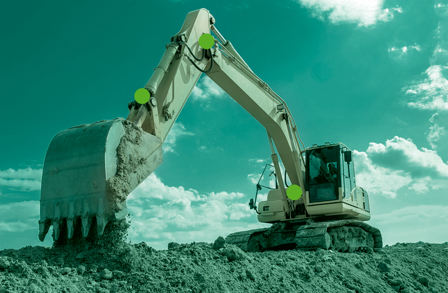 Sensor technology-construction machinery