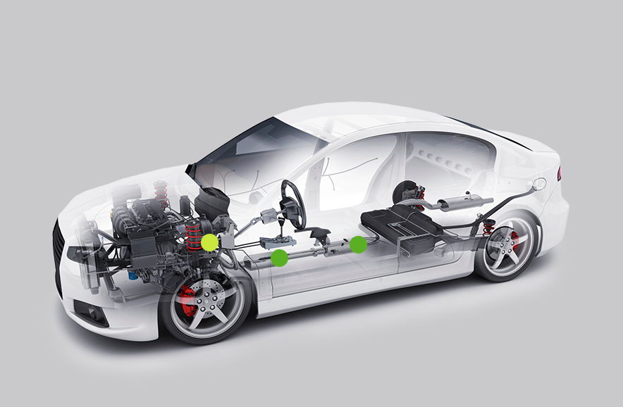 Housing for exhaust gas analysis