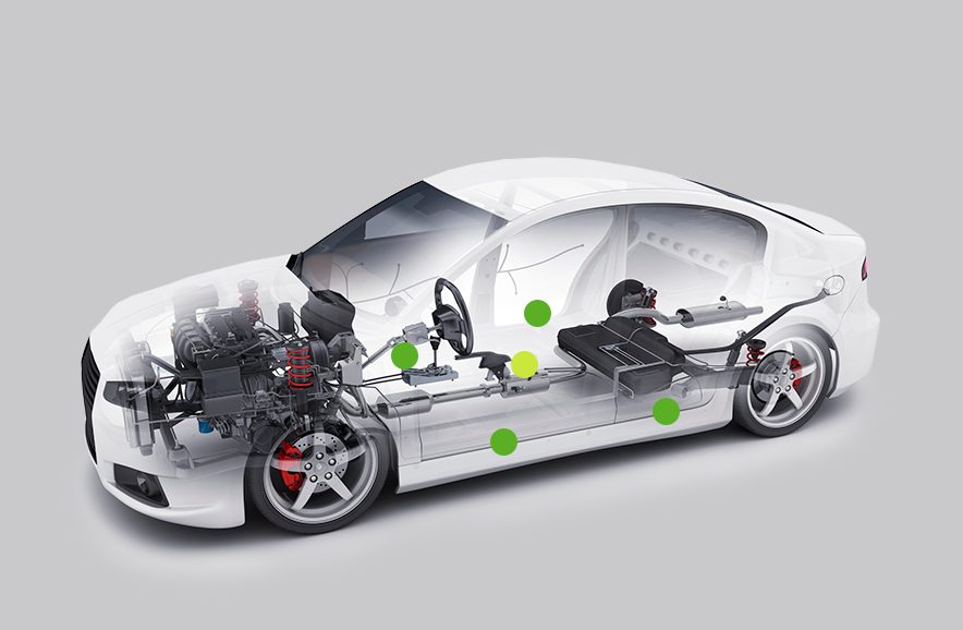 housing for acceleration sensors